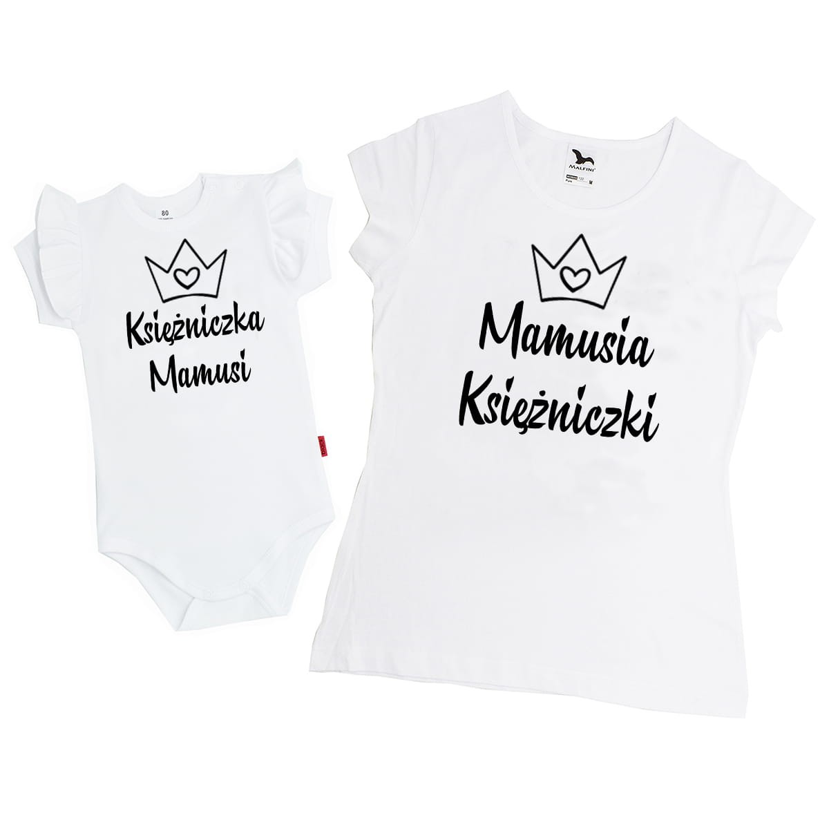 zestaw dla mamy i córki mamusia księżniczki księżniczka mamusi