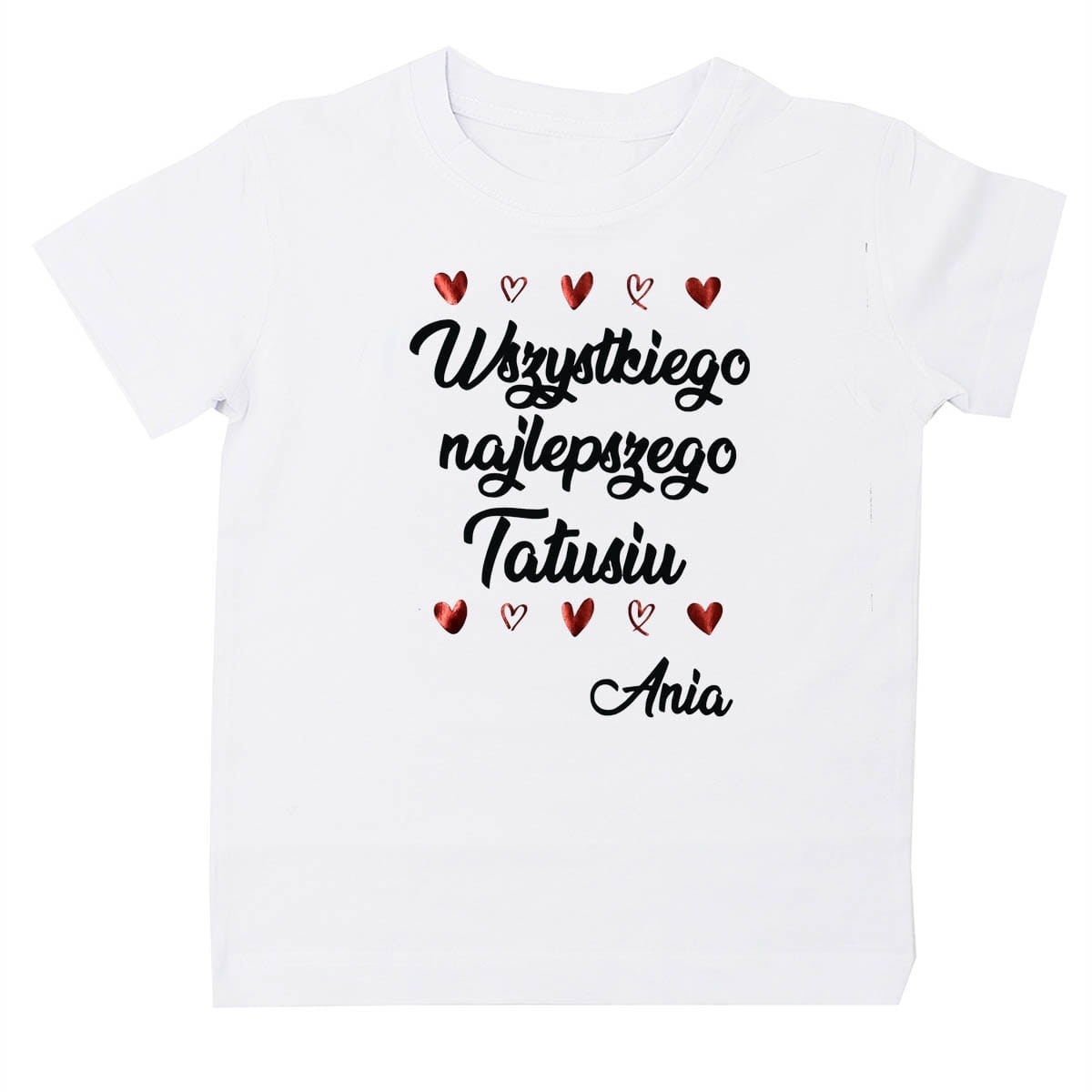 Wszystkiego najlepszego tatusiu koszulka z imieniem