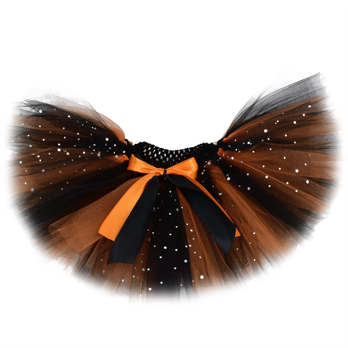 spódniczka tutu czarnopomarańczowa z cekinami.jpg