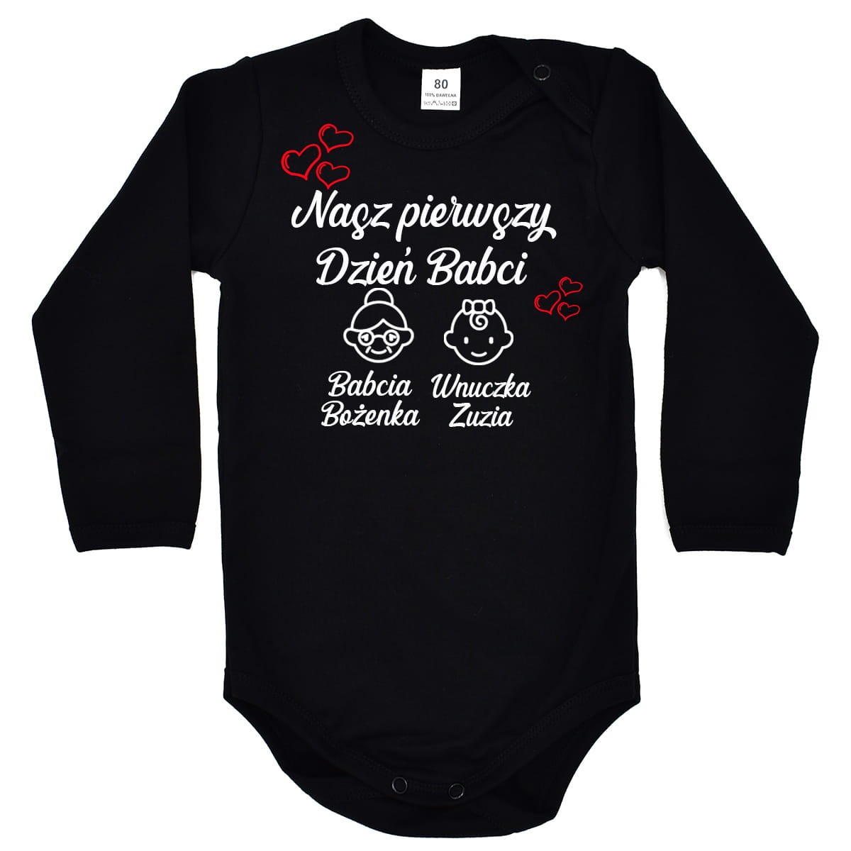 nasz pierwszy dzień babci wnuczka czarne.jpg