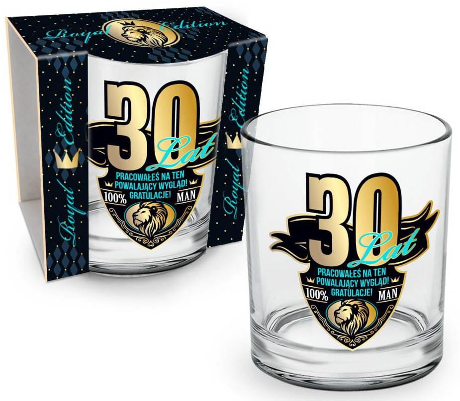 Szklanka do whisky - 30 lat 270ml