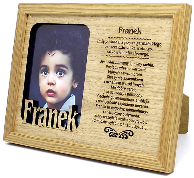 Ramka na zdjęcia z imieniem Franek