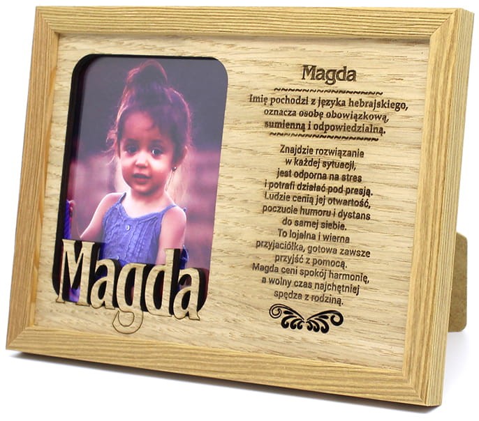 Ramka na zdjęcia z imieniem Magda