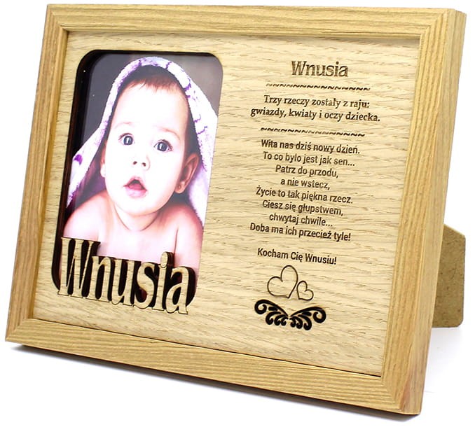 Ramka na zdjęcie z imieniem Wnusia