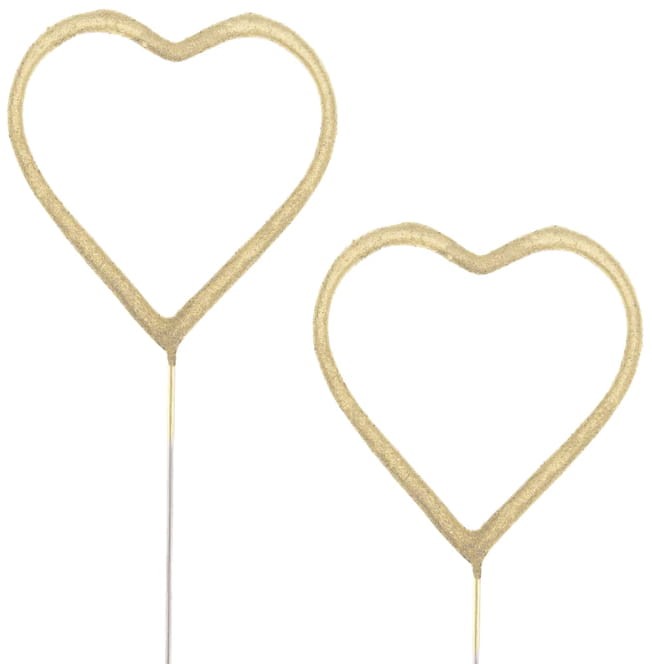 Zimne ognie serce złote 2szt