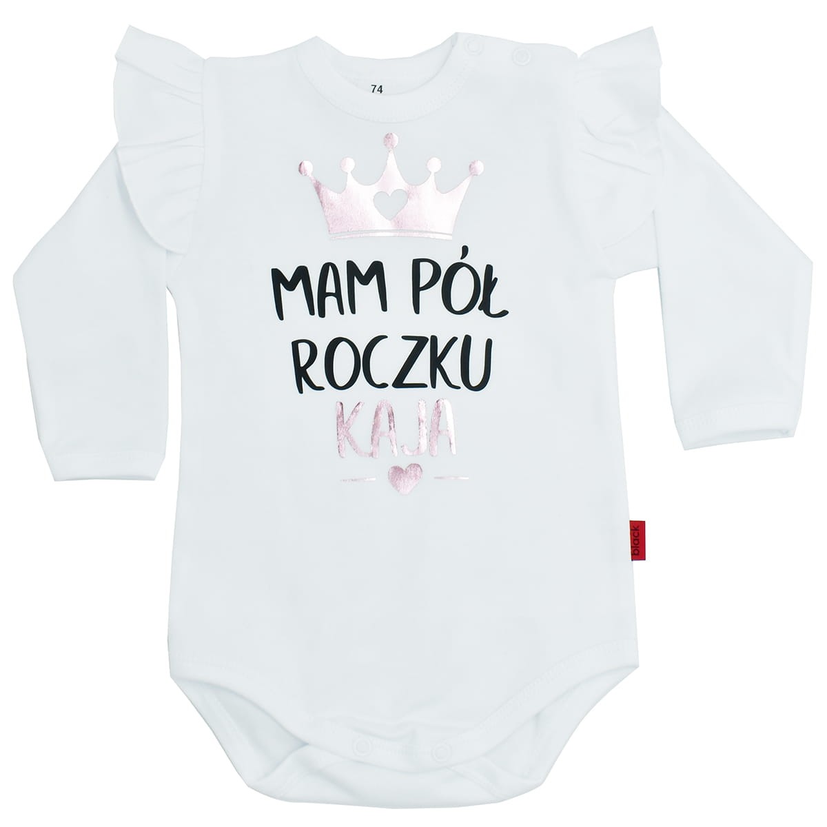 Body Mam pół roczku z imieniem