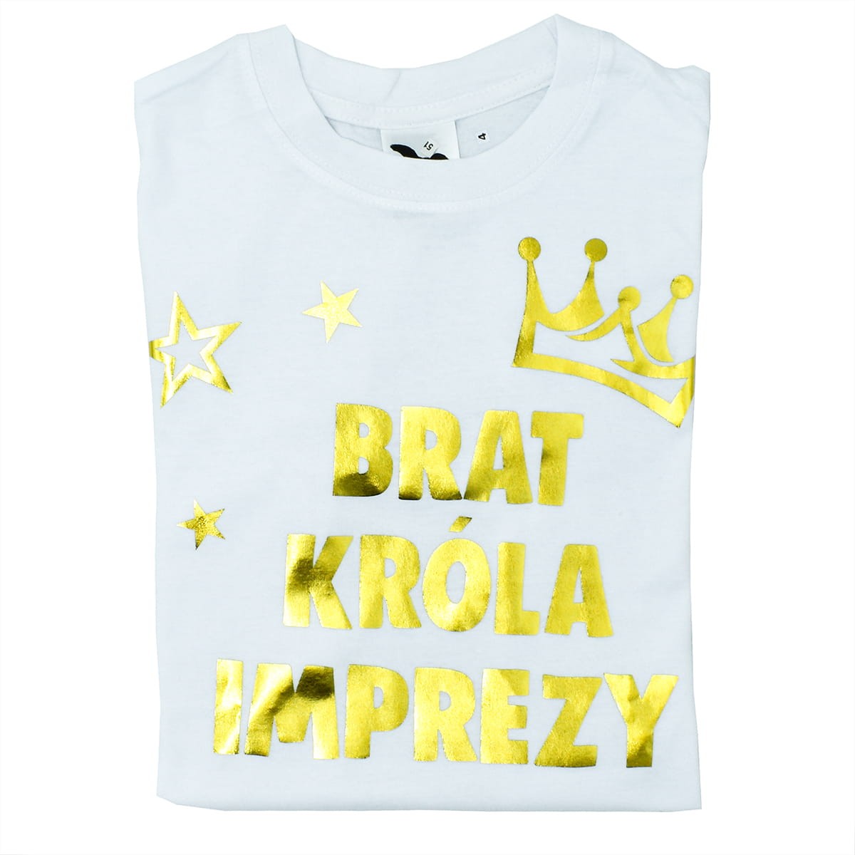 koszulka brat krola imprezy biała