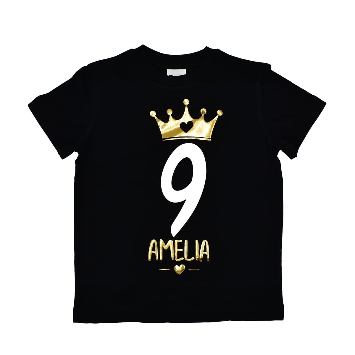 koszulka na 9 urodziny z imieniem i korona