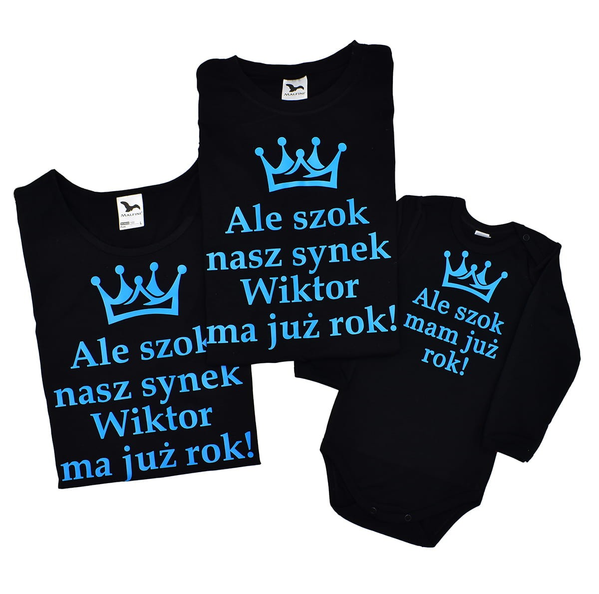 zestaw rodzinny ale szok ma już rok z imieniem