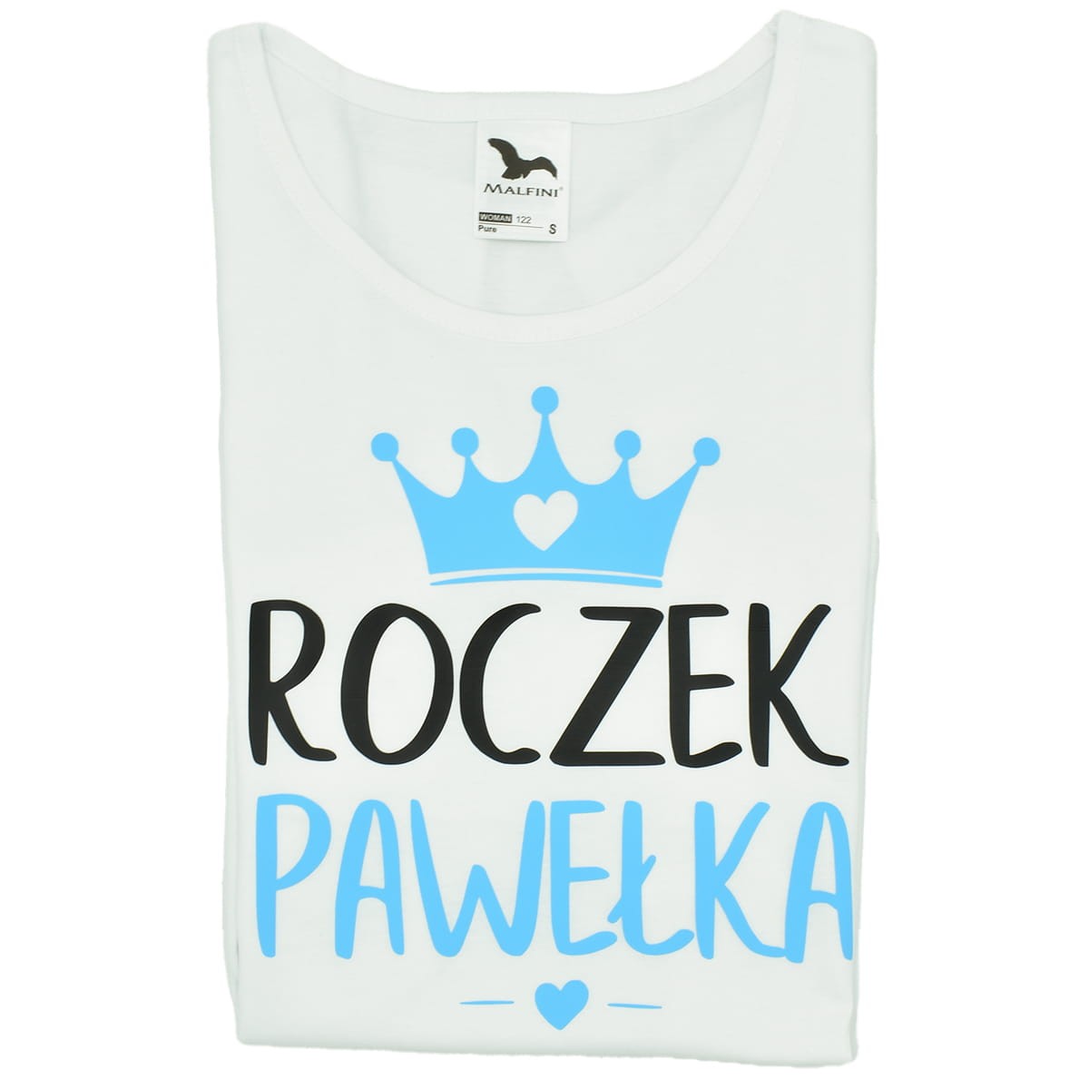 koszulka damska roczek korona z imieniem