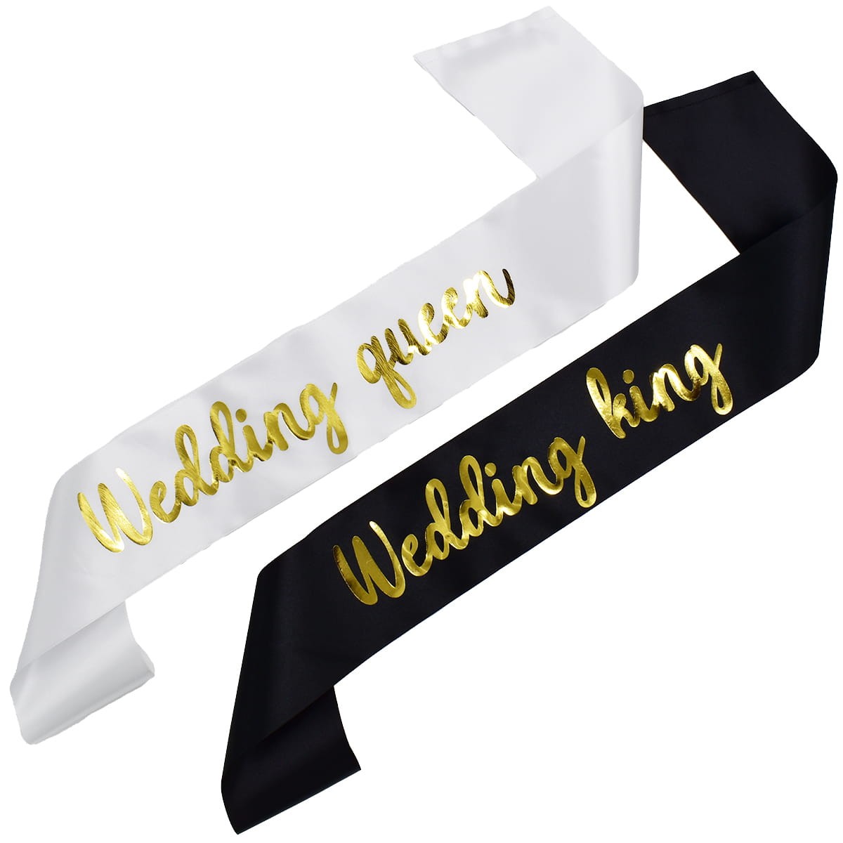 zestaw szarf wedding king i queen