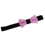 Opaska z kokardą tiulowa róż