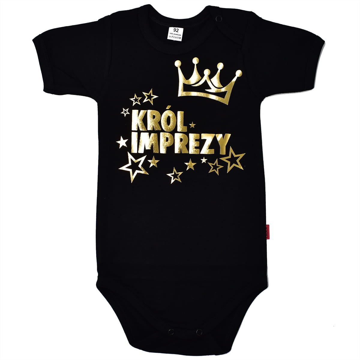 KRÓL IMPREZY body urodziny roczek krótki rękaw