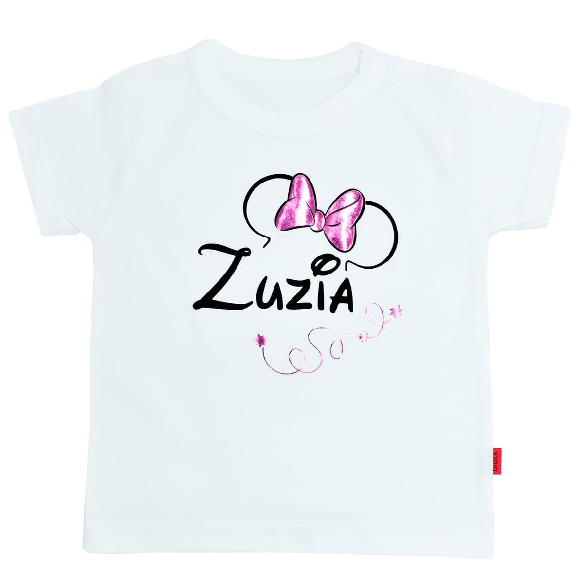 koszulka z imieniem i myszka