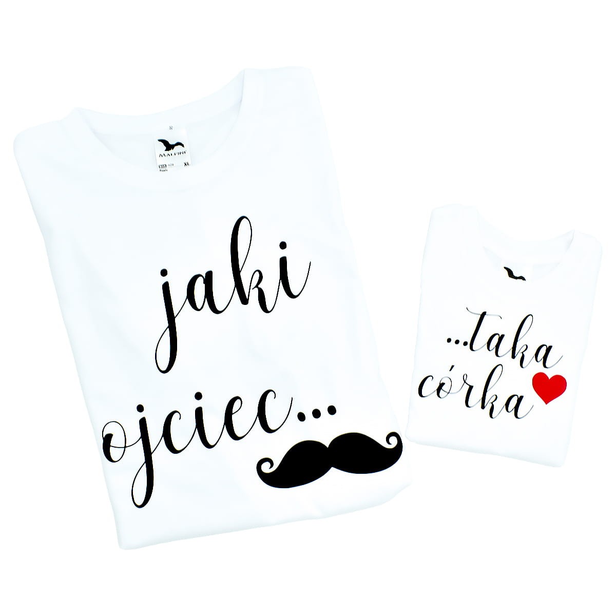 zestaw koszulek jaki ojciec tata corka