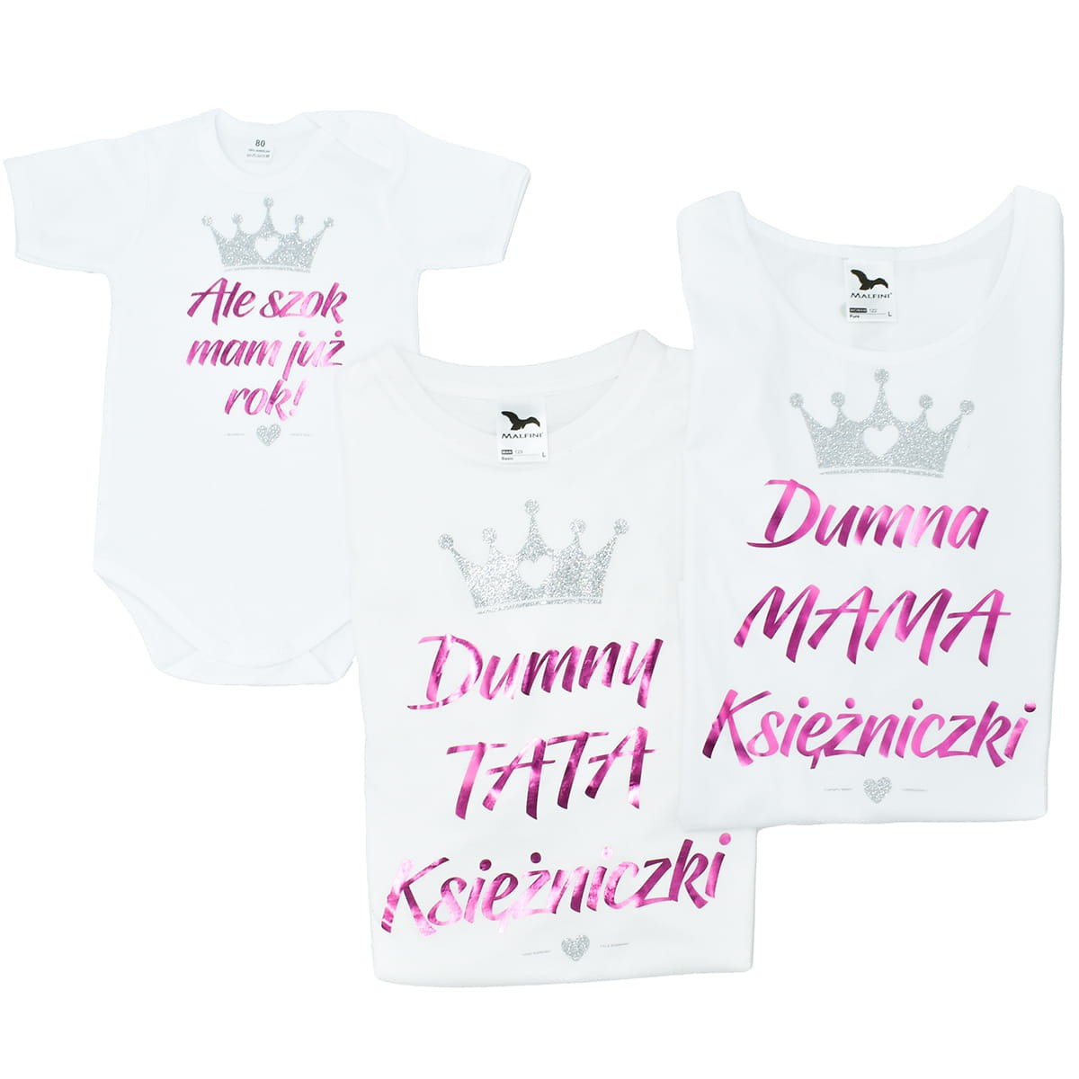 zestaw rodzinny dumni rodzice ale szok mam juz rok