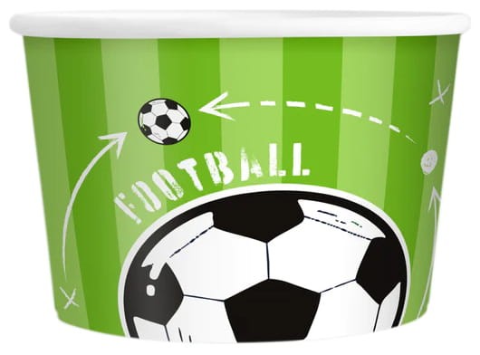 Kubek do lodów Football 6szt