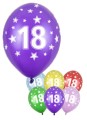 Balon 18 urodziny, metaliczny, 1szt