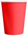 Kubek czerwony 220ml 6szt