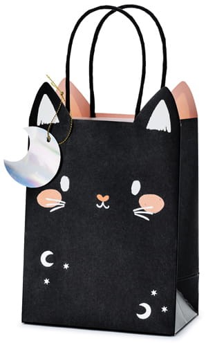 Torebka na prezenty Kot, mix, 8x14x18 cm