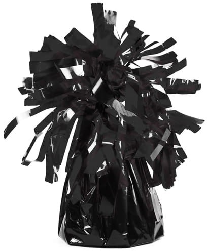 Ciężarek do balonów, foliowy, czarny