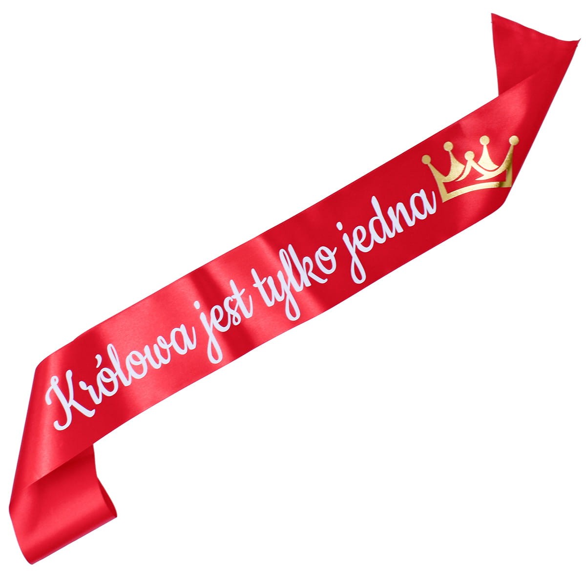 Czerwona szarfa Królowa jest tylko jedna