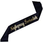 Czarna szarfa Najlepszy Świadek