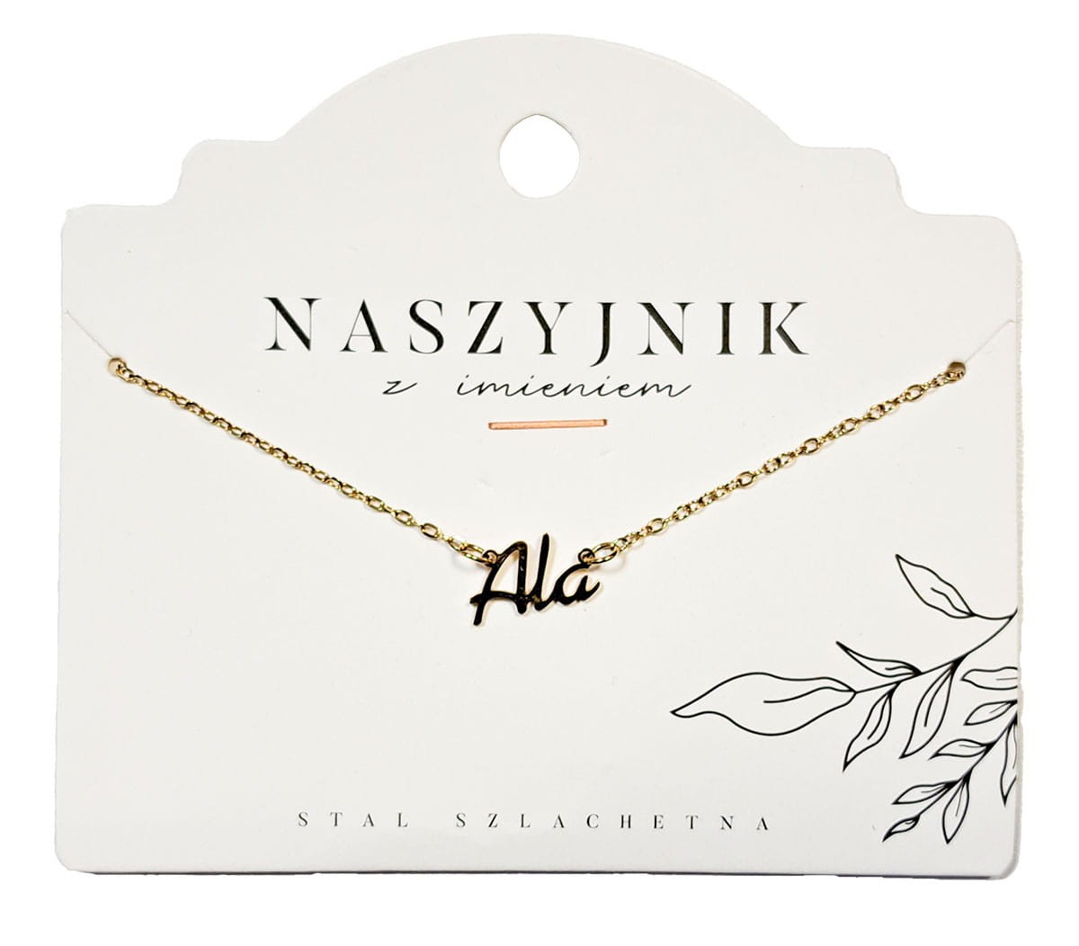 Naszyjnik z imieniem Ala