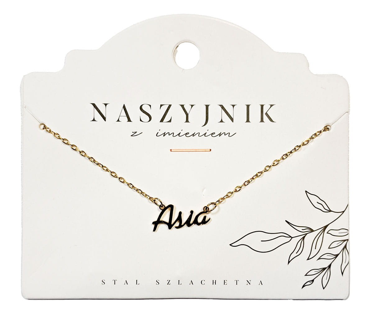 Naszyjnik z imieniem Asia