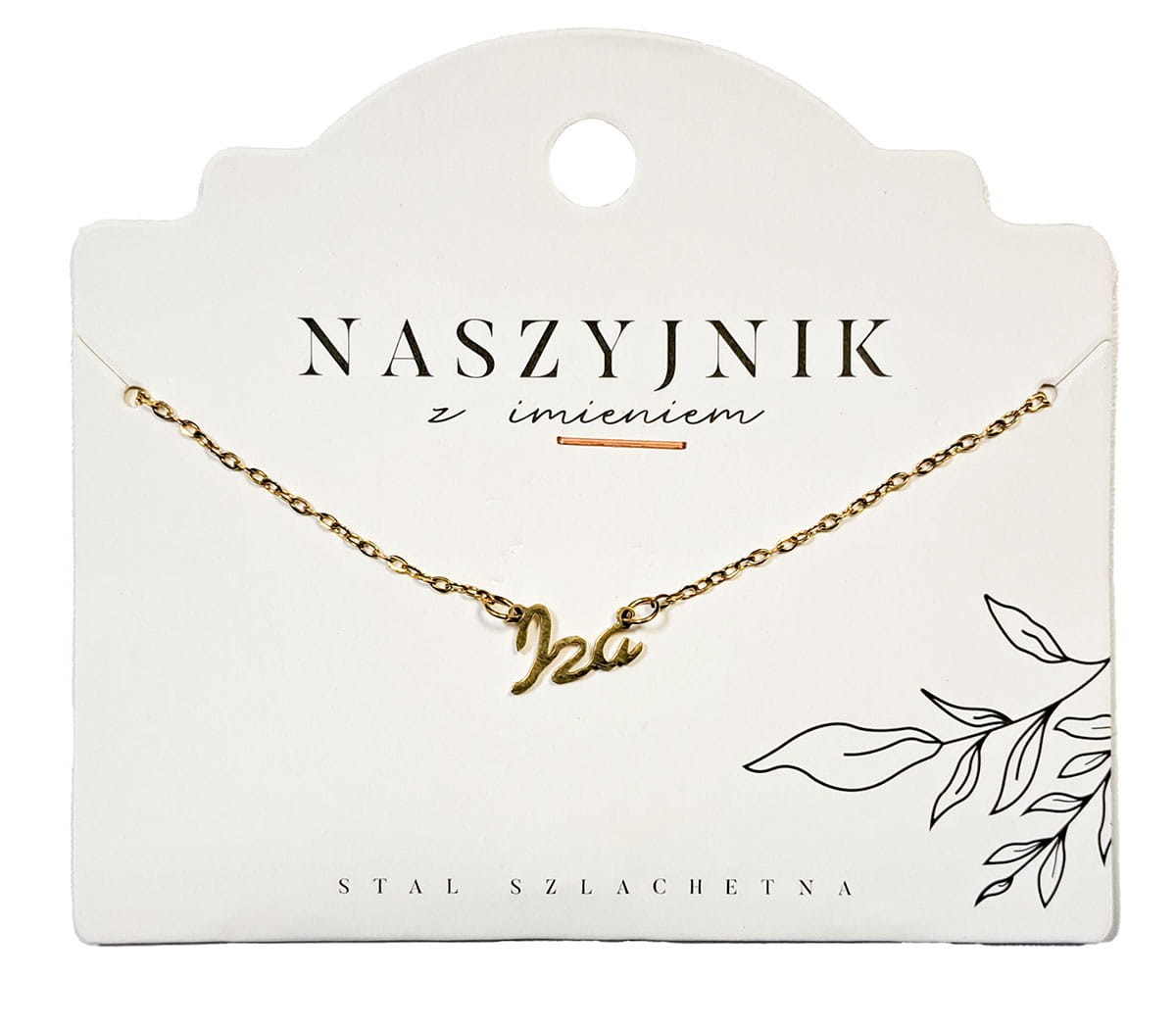 Naszyjnik z imieniem Iza