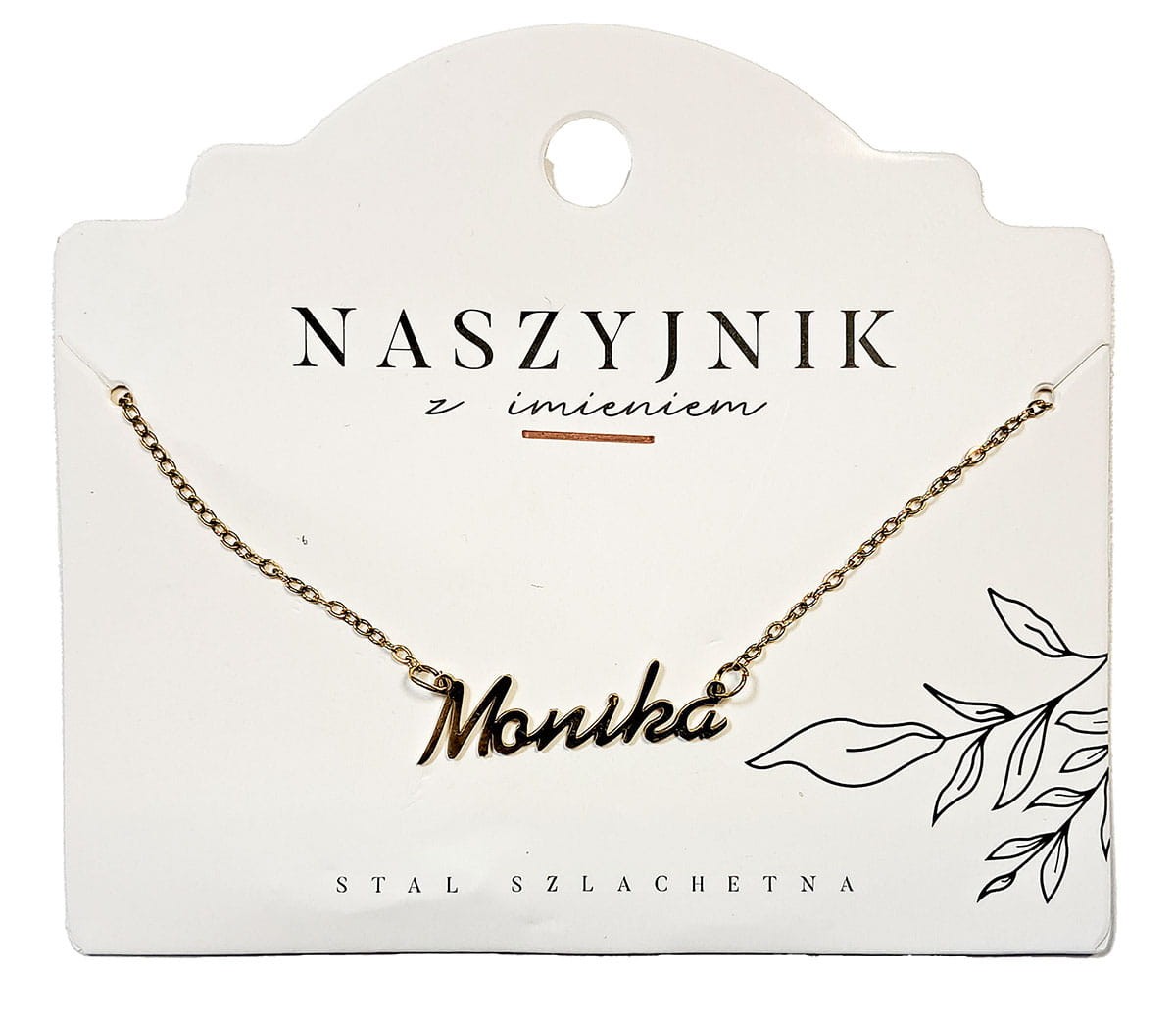 Naszyjnik z imieniem Monika