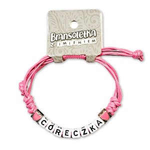 Bransoletka z imieniem Córeczka