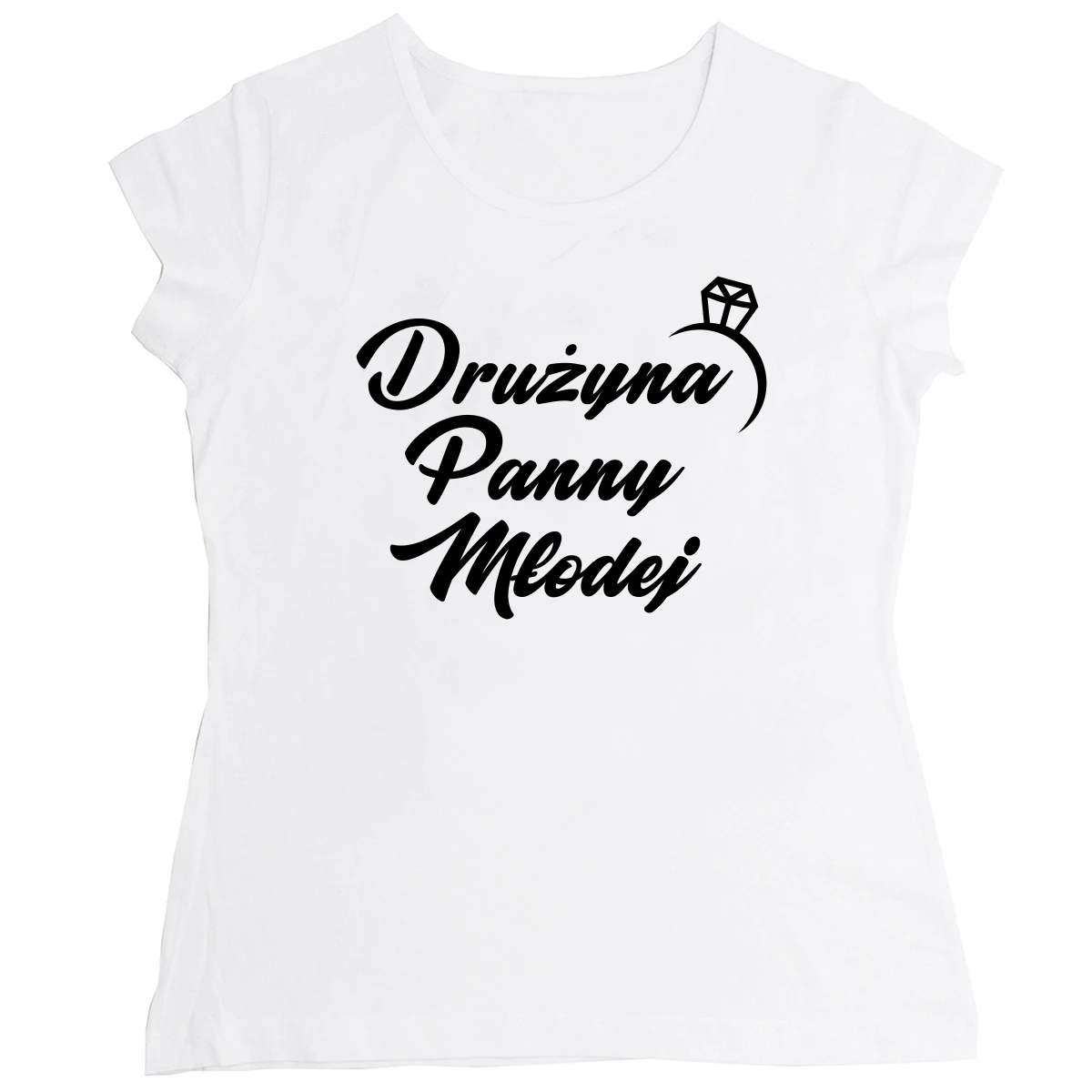 koszulka na wieczór panieński drużyna panny młodej biała