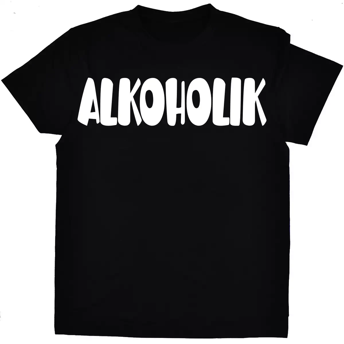 koszulka alkoholik czarna