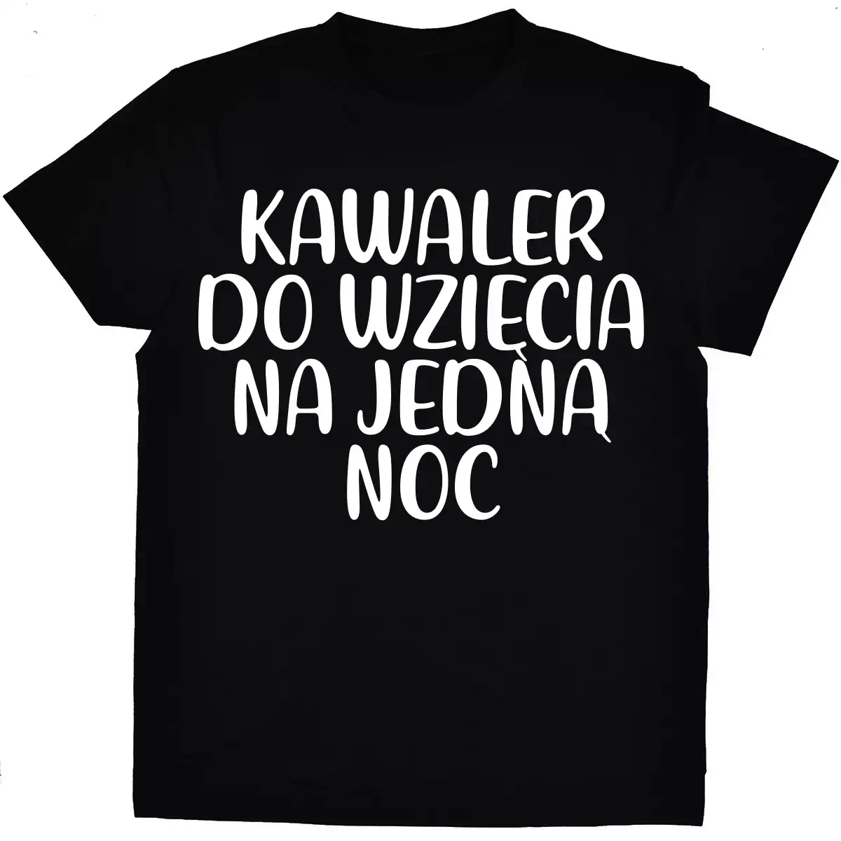 KOSZULKA KAWALER DO WZIĘCIA NA JEDNĄ NOC CZARNA