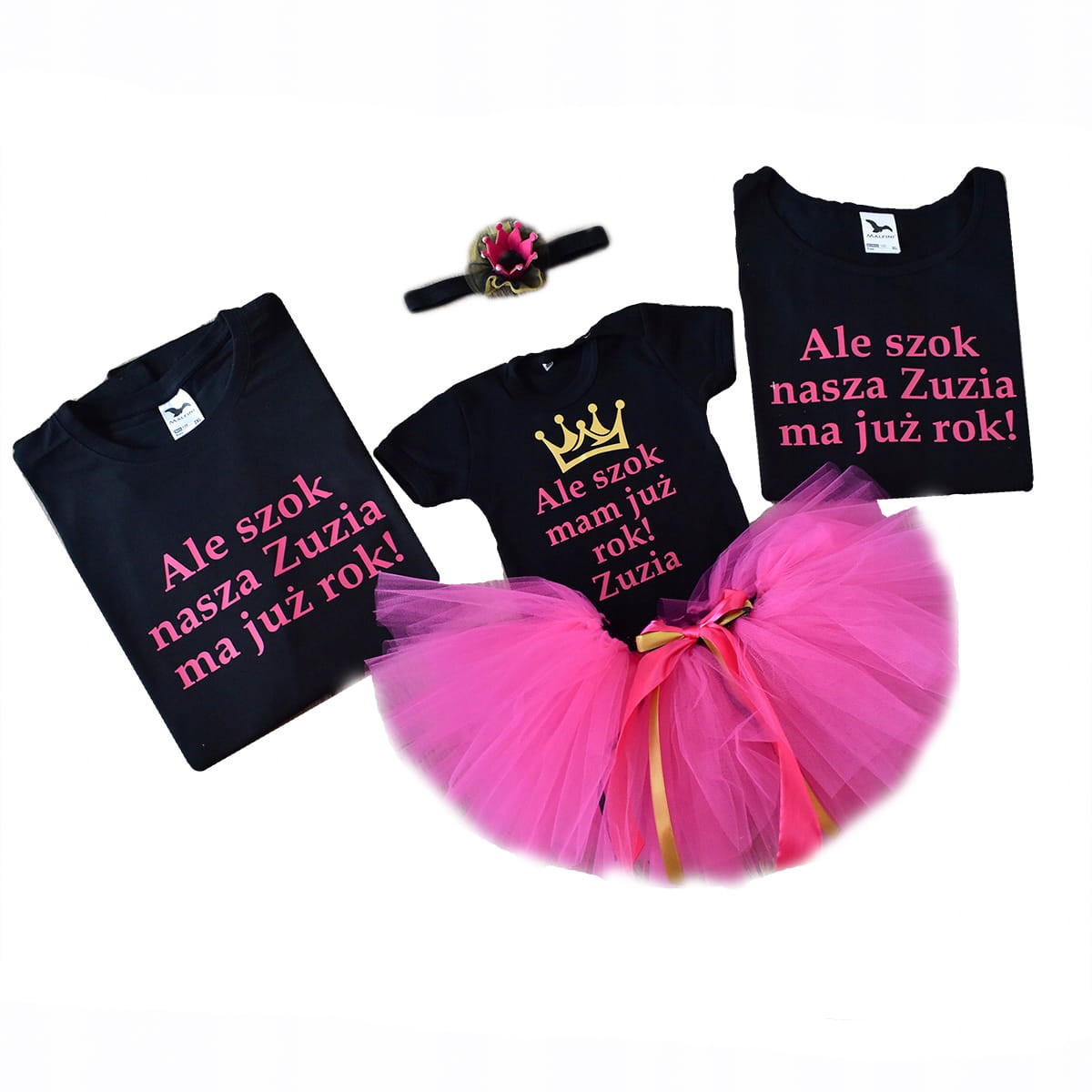 zestaw mama tata córka ale szok