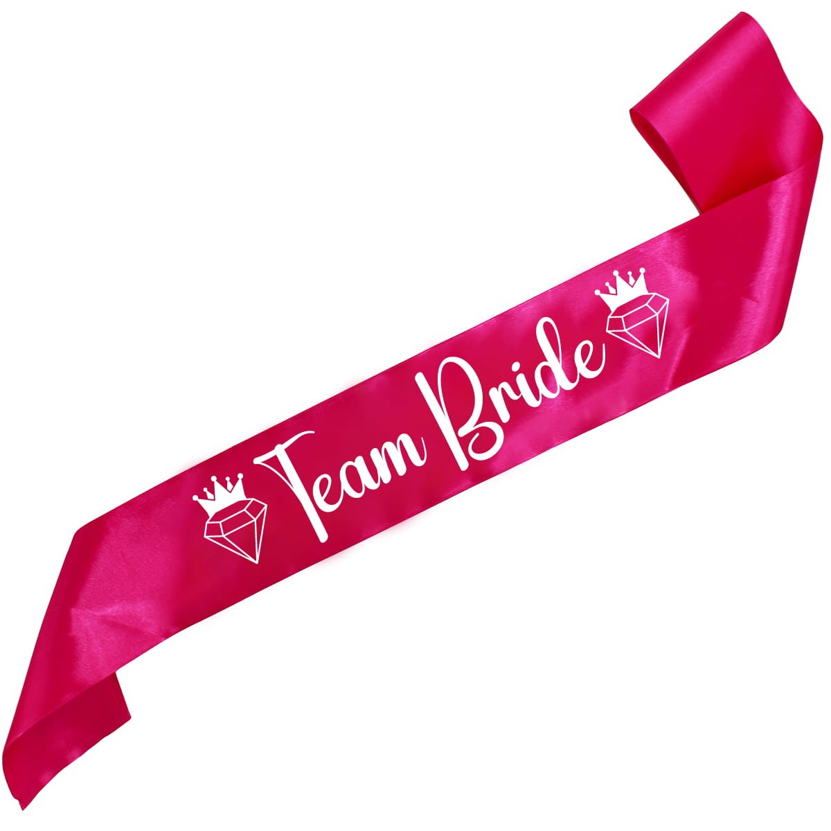 Różowa szarfa Team Bride