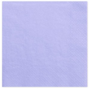 Serwetki trójwarstwowe, liliowy, 33x33cm