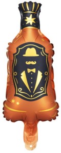 Balon foliowy Whisky, 27 x 12 cm