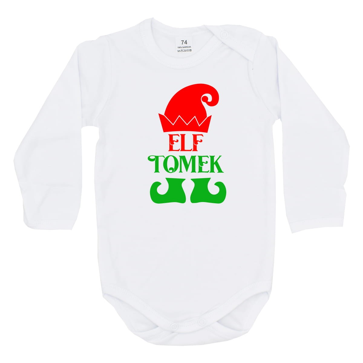 Body dziecięce - Elf + dowolne imię dziecka