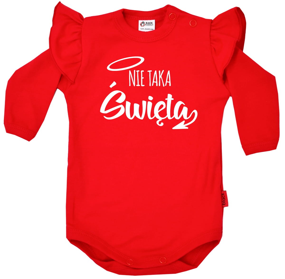 Body dziecięce z falbanką na święta - Nie Taka Święta