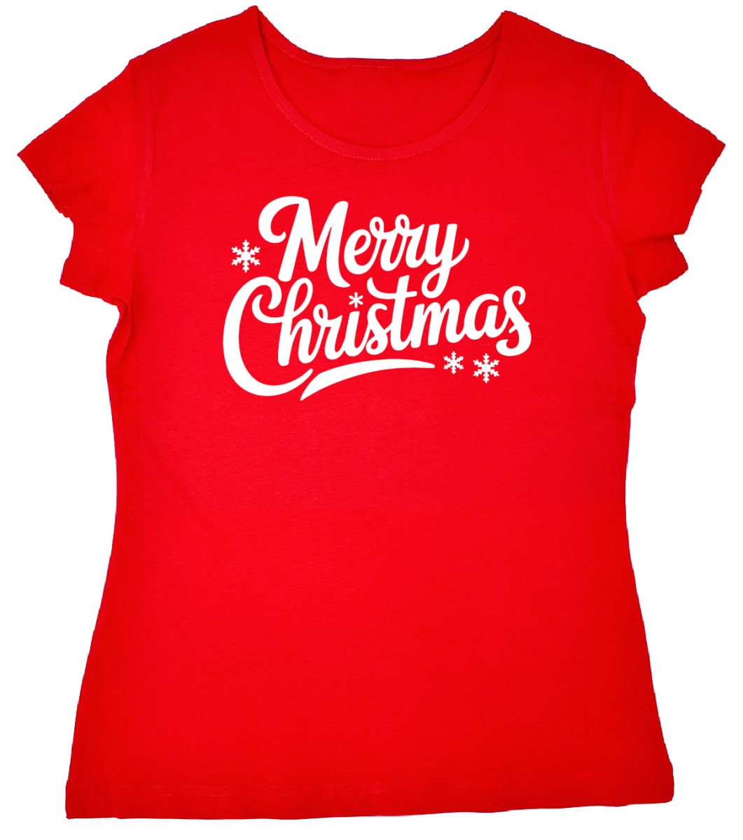 Koszulka damska na święta - Merry Christmas