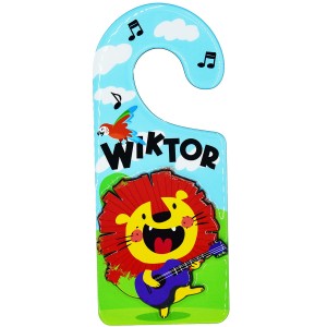 Zawieszka na drzwi z imieniem Wiktor