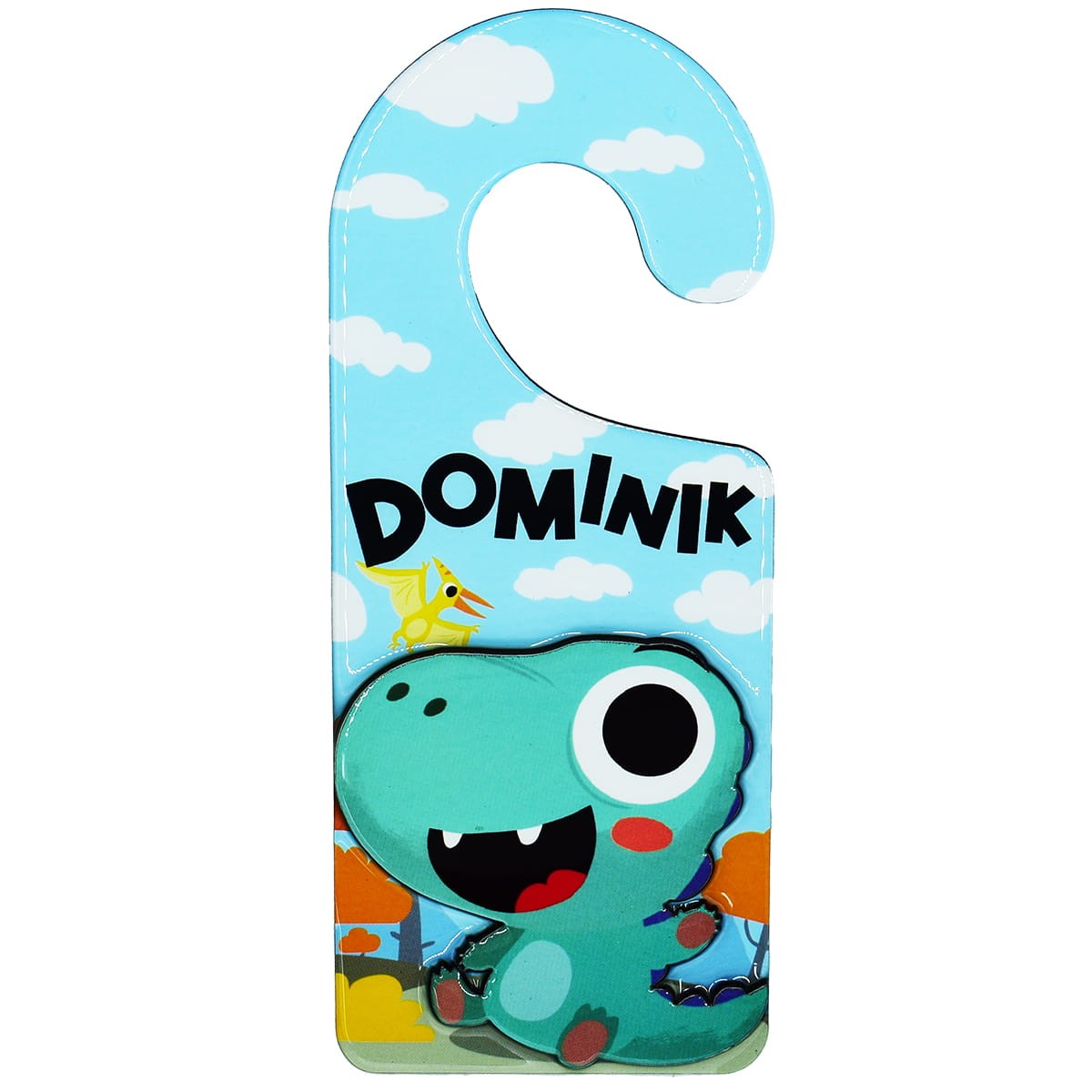 Zawieszka na drzwi z imieniem Dominik