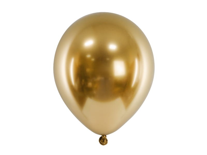 Balony Glossy 30cm, złoty - 50szt