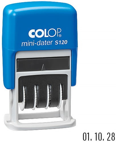 Mini Datownik S120 cyfrowy z osłoną przed brudzeniem palców