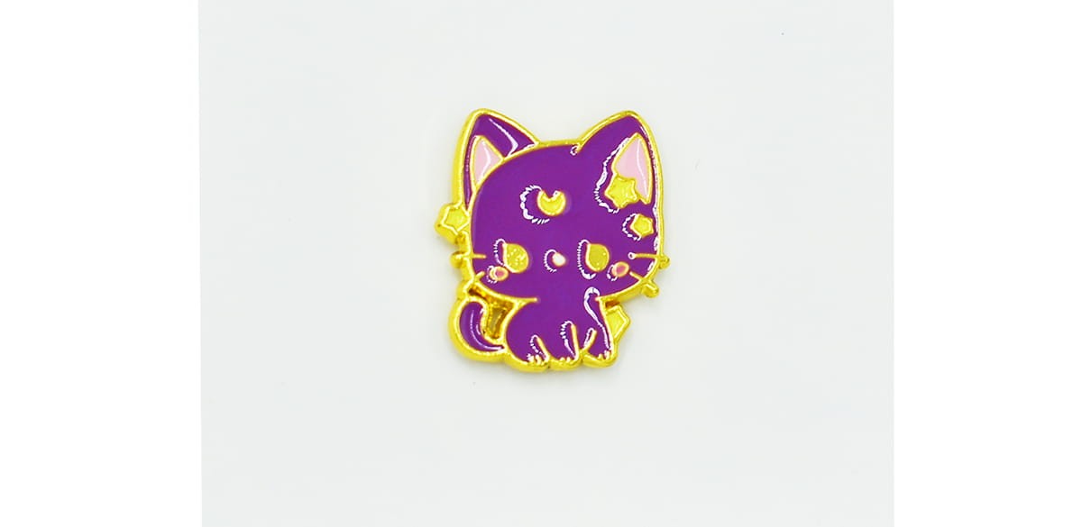 Księżycowy kot - Zabawna Przypinka Pin