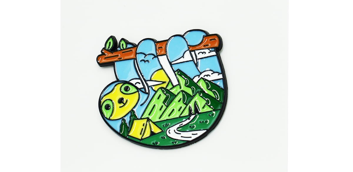 Leniwiec - Zabawna Przypinka Pin