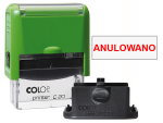 Pieczątka Anulowano C20 - zielona