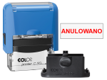 Pieczątka Anulowano C20 - niebieska